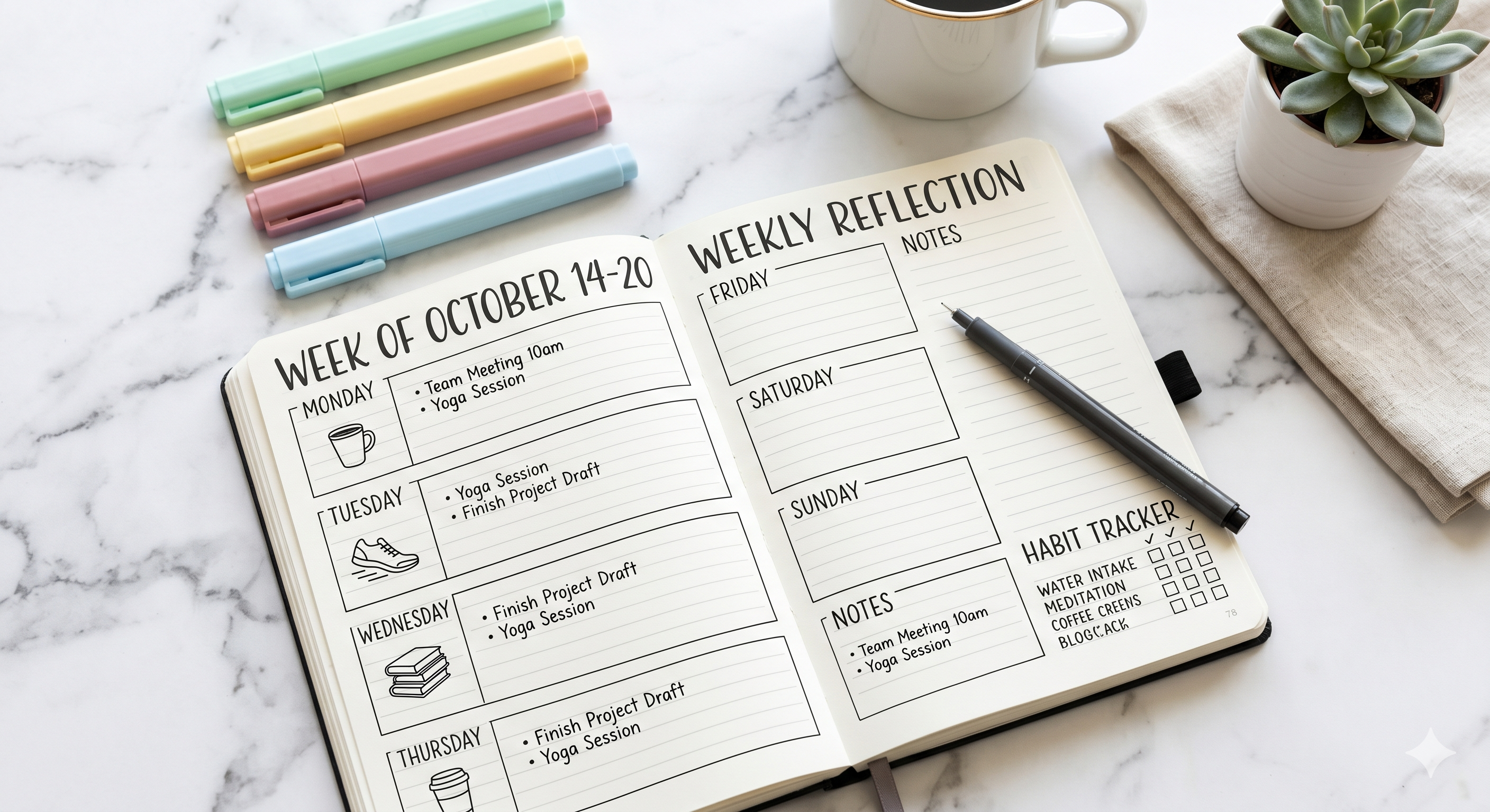 Bullet Journal und Handschrift